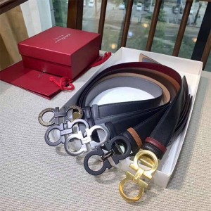 Ferragamo Men's New GANCINI Belt