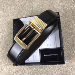 Ermenegildo Zegna Men's Classic Business Casual 3.5CM Belt