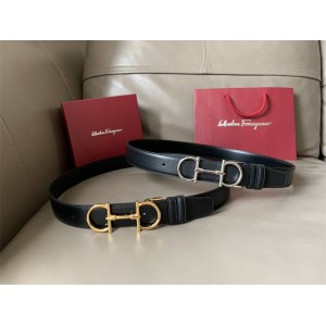 Ferragamo 8 Buckle Men's Belt