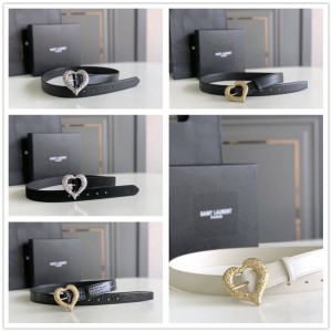 YSL Saint Laurent Ladies Heart Belt 650322