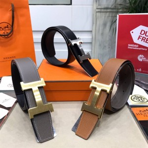 Hermes Constance Belt Buckle & Reversible Leather Belt 38mm