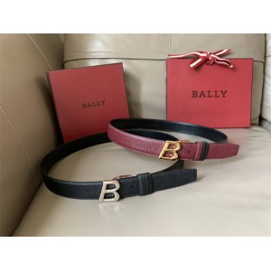 BALLY New B Buckle Men's Double Sided Leather Belt