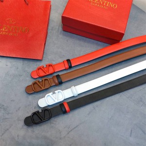 VALENTINO GARAVANI VLOGO Ladies Calfskin 2.5CM Belt