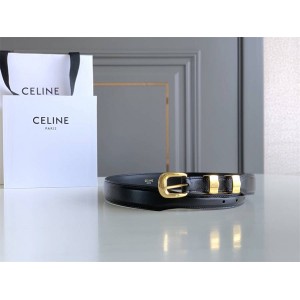 Celine WESTERN TRIOMPHE embroidered vegetable-tanned cow leather belt