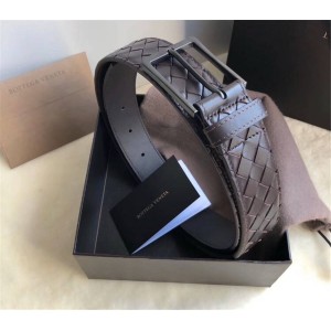 BOTTEGA VENETA BV men's classic woven belt 3.5cm width