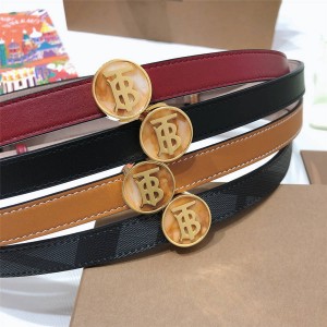 Burberry Women's Exclusive Logo Pattern 2.0CM Belt 80217981