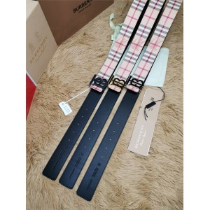 Burberry official website vintage check TB logo 4.0CM belt