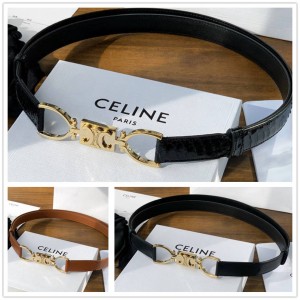 Celine BLOCK TRIOMPHE belt in smooth calfskin