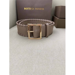 Bottega Veneta BV New Women's Woven Trim Leather 4.0CM Belt