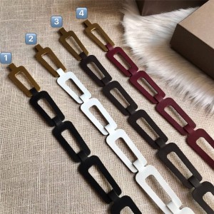 Bottega Veneta BV Women's New Leather Hollow Decorative Belt