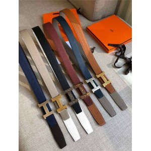 Hermes Men's Constance Quizz Reversible Leather Belt 32mm
