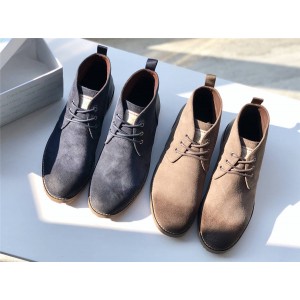 Calvin Klein / CK men's shoes middle help lace-up suede Martin boots