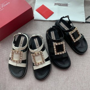 Roger Vivier RV Viv' Rangers buckled leather sandals