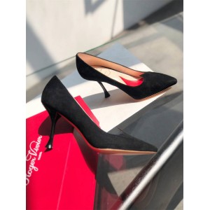 Roger Vivier RV I LOVE Vivier Suede Pumps