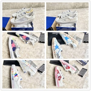 Golden Goose GGDB Stars Graffiti Print Stardan Sneakers