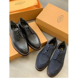 Tod's men's new leather lace-up casual business leather shoes