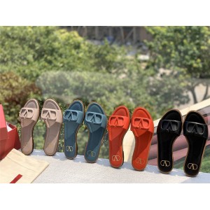 VALENTINO GARAVANI official website ladies VLOGO flat slippers