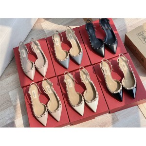 VALENTINO GARAVANI ROCKSTUD new studded lace high heel sandals