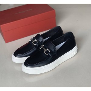 ferragamo men's new GANCINI casual shoes loafers 02C214