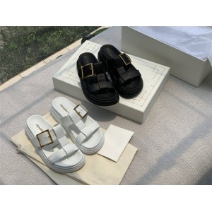 alexander mcqueen new leather double strap slippers sandals