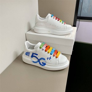 alexander mcqueen colorblock graffiti 5G heightening shoes sneakers