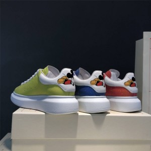 alexander mcqueen official website Mickey print heightened sneakers