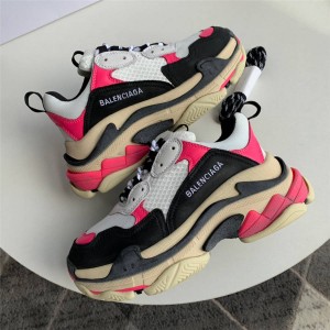 Balenciaga Women's Retro Distressed TRIPLE S Sneakers 524039