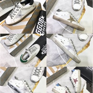 Golden Goose GGDB stars distressed sneakers couple shoes