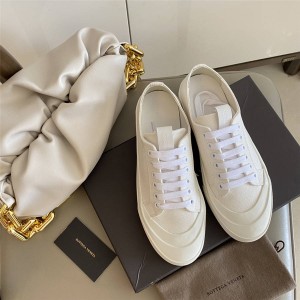 BOTTEGA VENETA BV official website new cotton canvas sneakers 611183