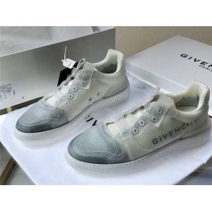 Givenchy new men's WING low-top transparent sneakers