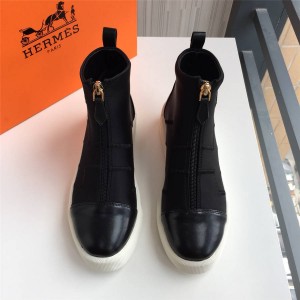 Hermes Breathable Waterproof Bra Chain Ankle Boots H172146