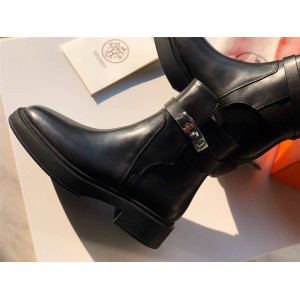Hermes leather Kelly buckle Veo ankle boots ankle boots H192081