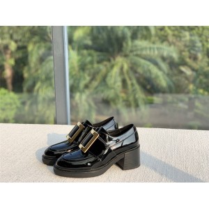 Roger Vivier RV Viv' Rangers Metal Buckle Ladies Loafers