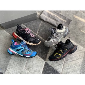 Balenciaga colorblock leather third-generation TRACK 3.0 sneakers