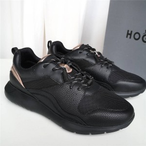 HOGAN Men's Interactive³ series shiny stitching new sneakers