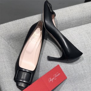 Roger Vivier RV women's shoes Belle Vivier Trompette flared heel high heels