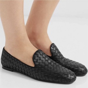 Bottega Veneta BV new intreccio woven lambskin slippers