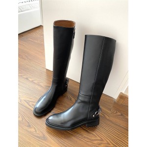 Givenchy new leather Chelsea chain boots motorcycle boots