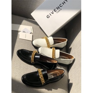 Givenchy women's shoes with chain leather loafers and mules