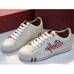 BALLY new embroidered white shoes WIERA sneakers