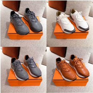 Hermes new men and women couple sports shoes casual shoes