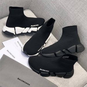 Balenciaga Men's and Women's Speed 2.0 Sneakers Socks Shoes