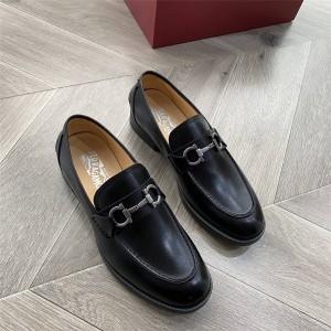 ferragamo new men's shoes business GANCINI loafers