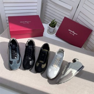 Ferragamo new men's shoes high-end luxury casual sports shoes
