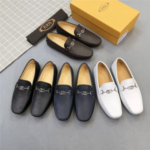 Tod's official website men's shoes granular leather peas shoes driving shoes