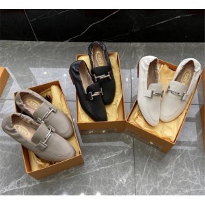 Tod's new women's shoes ladies leather loafers