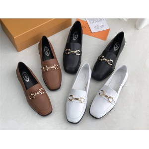 Tod's official website new leather loafers casual shoes