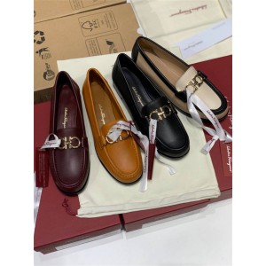 Ferragamo women's shoes GANCINI moccasin shoes loafers 728415