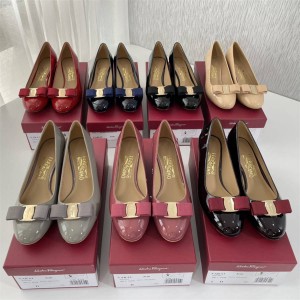 Ferragamo women's shoes VARA bow high heels 574572