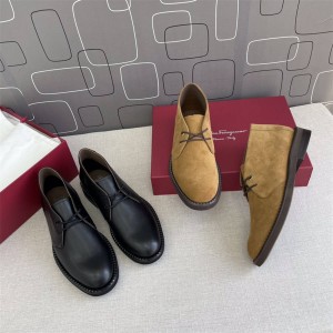 Ferragamo high-top lace-up shoes desert boots 0745413/0745409